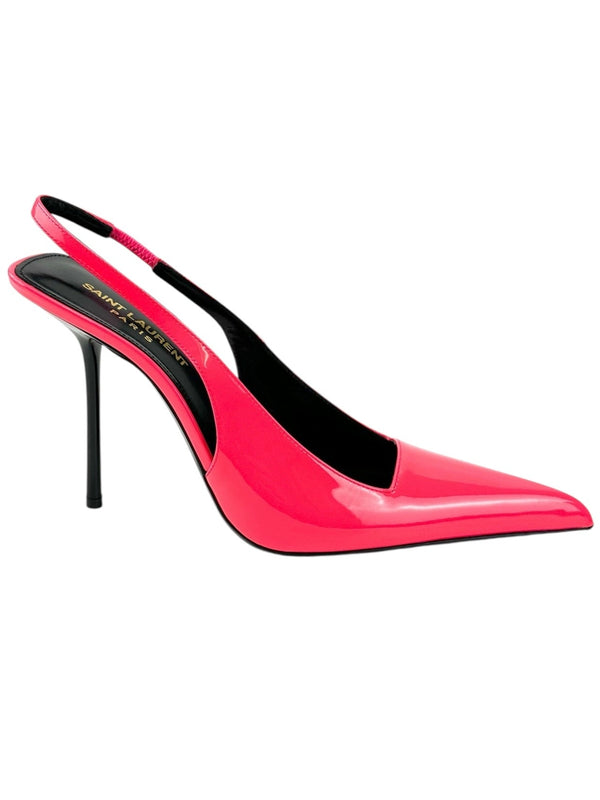 Saint Laurent Hot Pink Kiss 105 Pumps