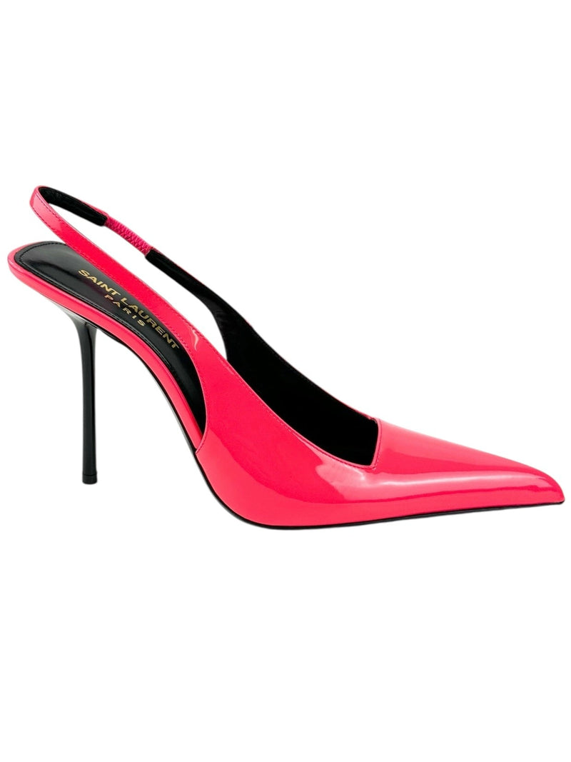 Saint Laurent Hot Pink Kiss 105 Pumps