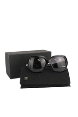 Chanel Monochromatic CC Sunglasses (FULL SET)