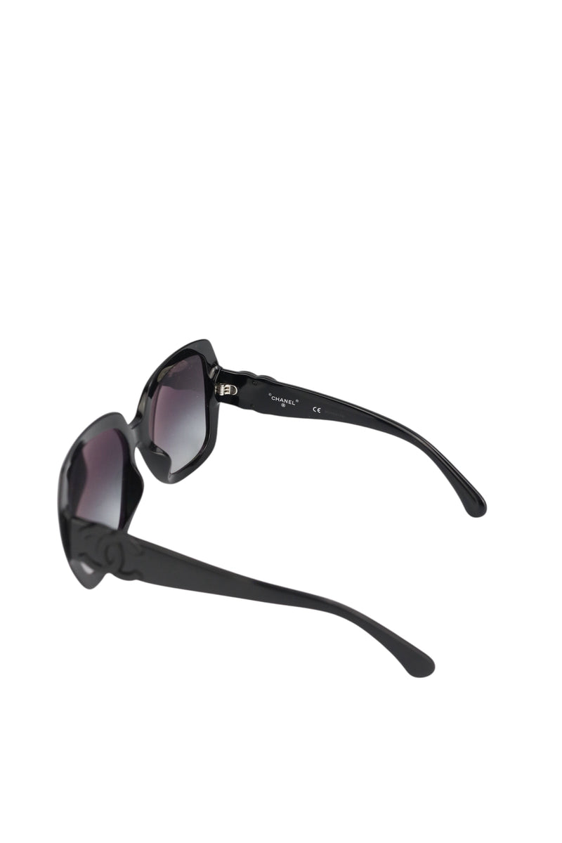 Chanel Monochromatic CC Sunglasses (FULL SET)