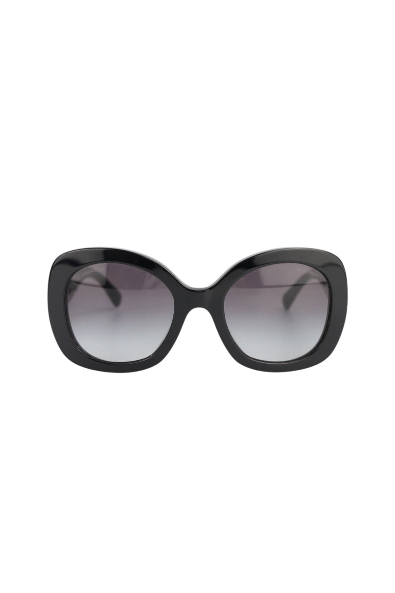 Chanel Monochromatic CC Sunglasses (FULL SET)