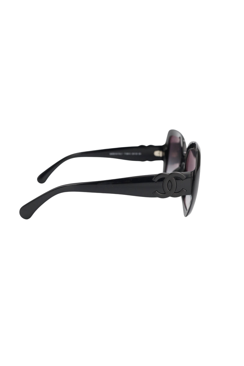 Chanel Monochromatic CC Sunglasses (FULL SET)