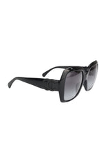 Chanel Monochromatic CC Sunglasses (FULL SET)