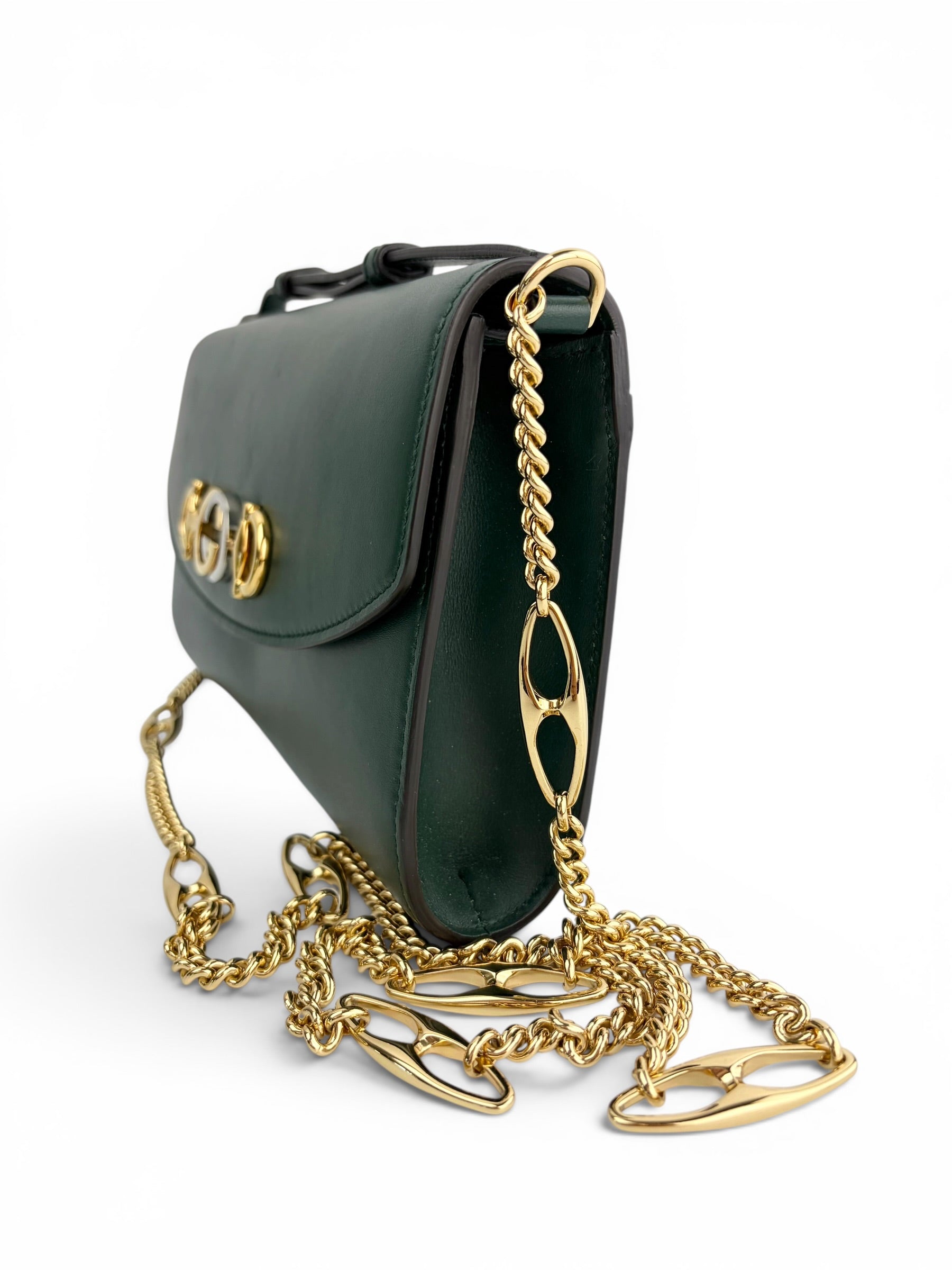 gucci-deep-green-leather-small-zumi-bag-3