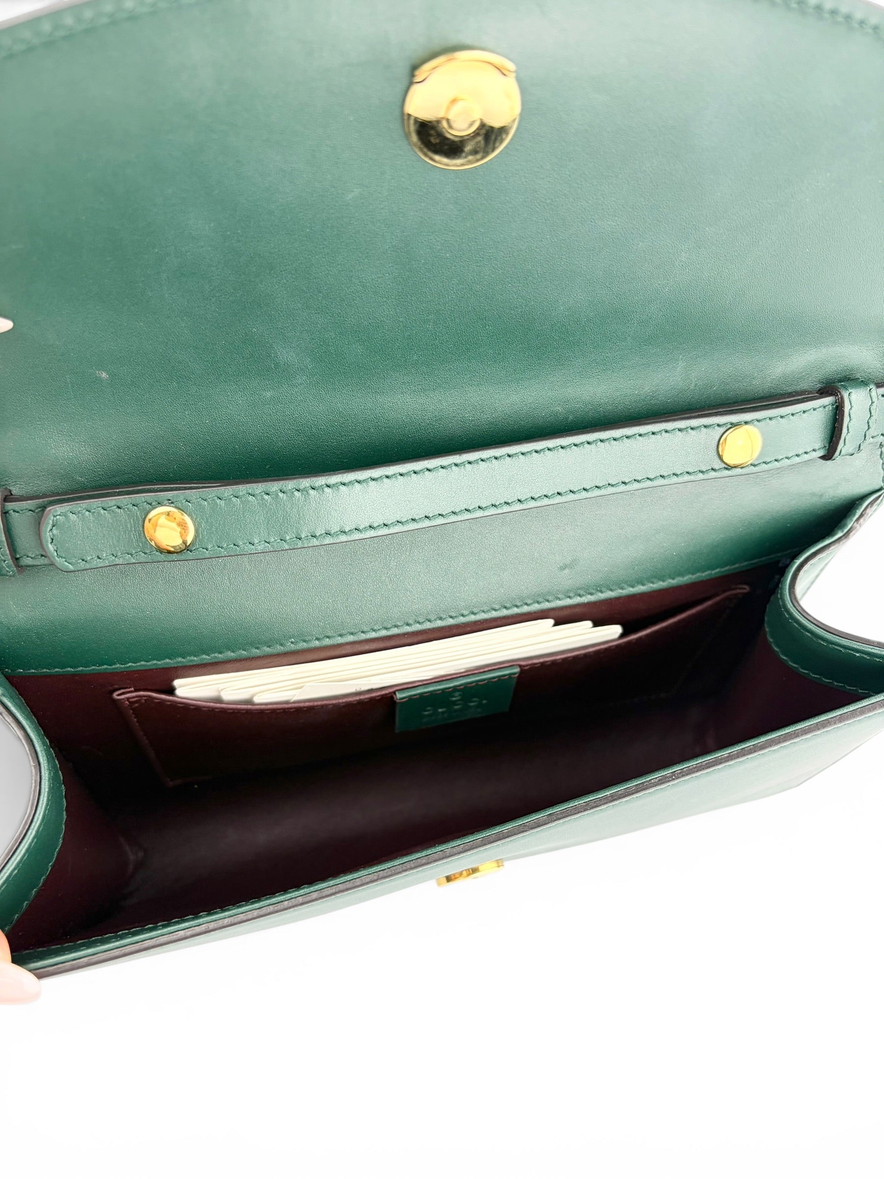 gucci-deep-green-leather-small-zumi-bag-8