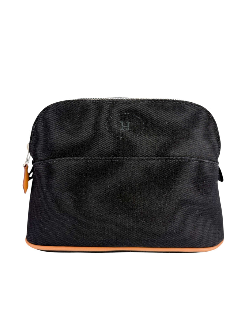 Hermes Small Black Bolide Pouch (Full Set)