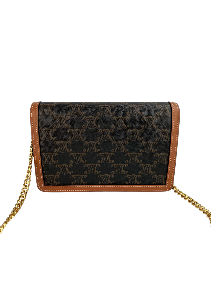 Celine Margo Triomphe Wallet on Chain – Season 2 Consign