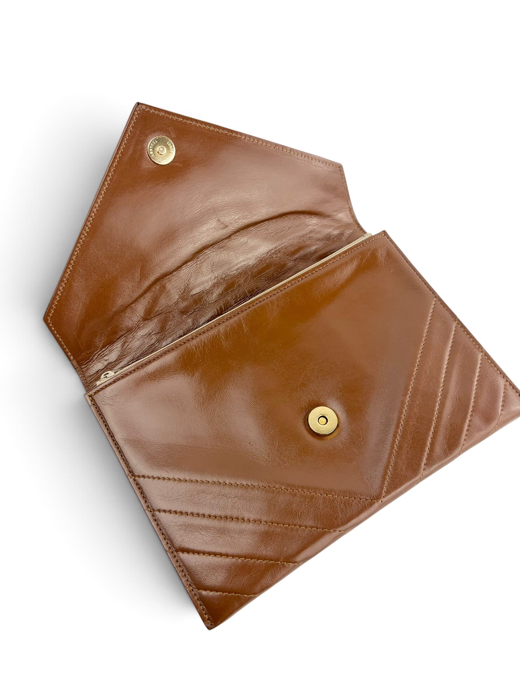 yves-saint-laurent-vintage-brown-leather-clutch-6