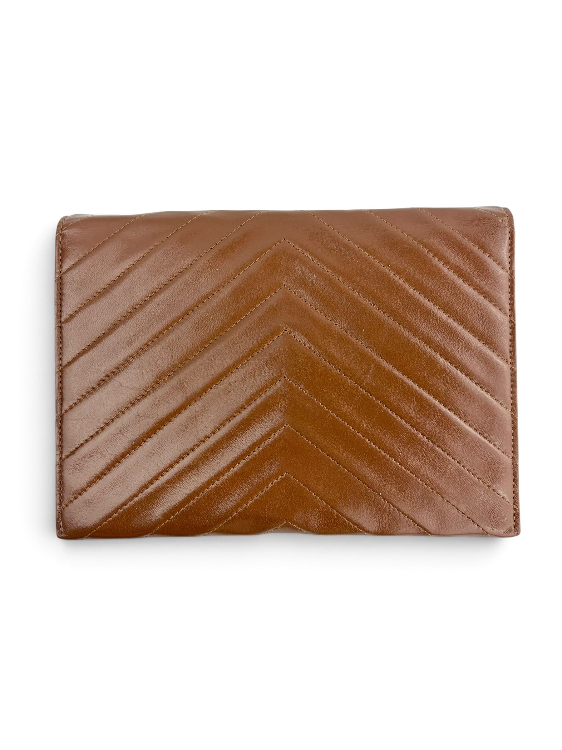 yves-saint-laurent-vintage-brown-leather-clutch-2
