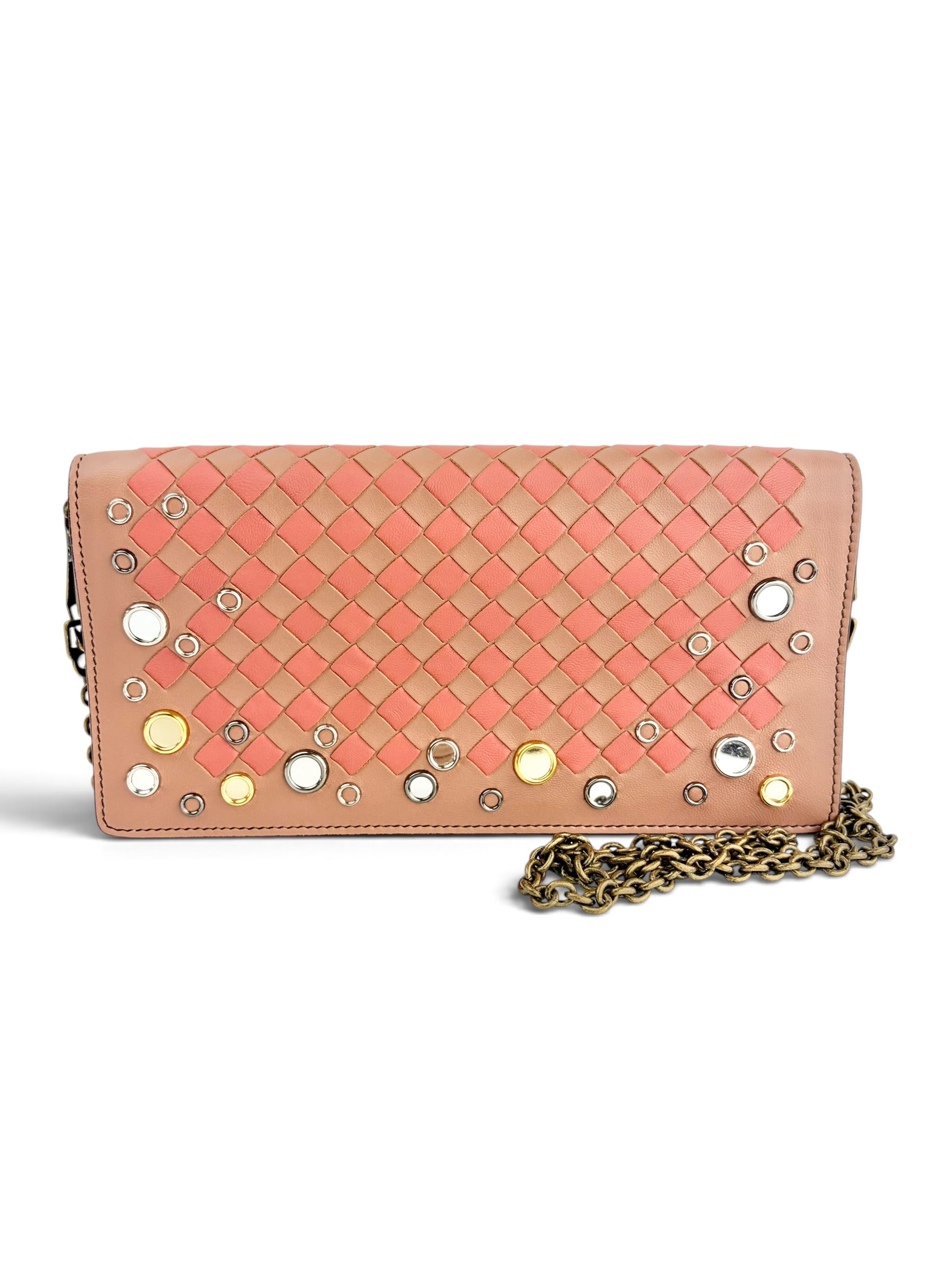 bottega-veneta-beige-pink-wallet-on-a-chain-0