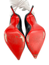 Christian Louboutin Black Pigalle Follies 100MM Size 39