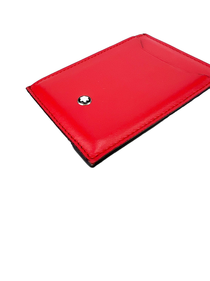 Montblanc Red Leather Cardholder (FULL SET)