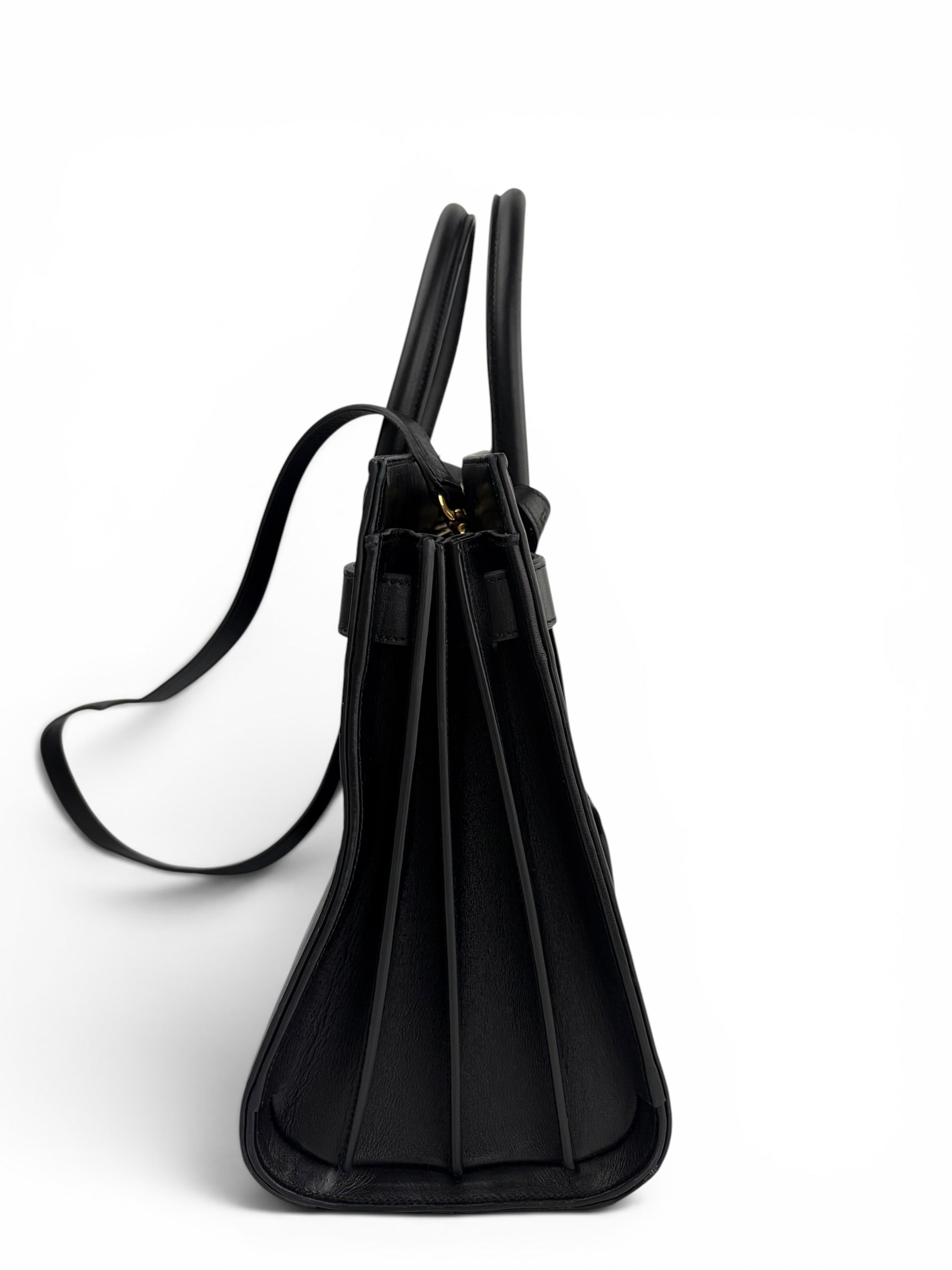saint-laurent-small-black-leather---patent-sac-de-jour-1