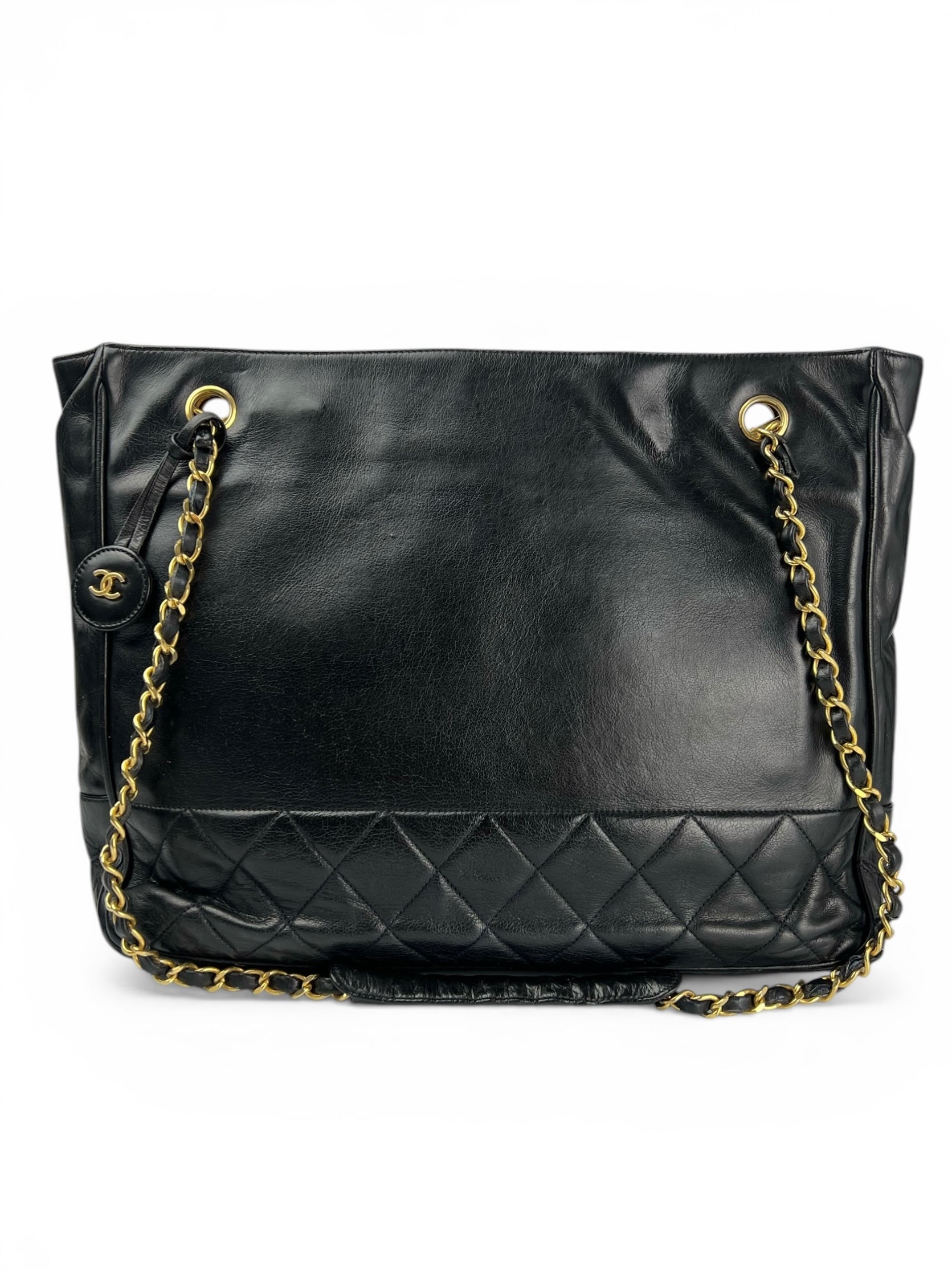 chanel-black-lambskin-vintage-24k-timeless-tote-1