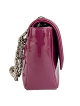 Chanel Purple Patent Leather Mademoiselle Flap Bag