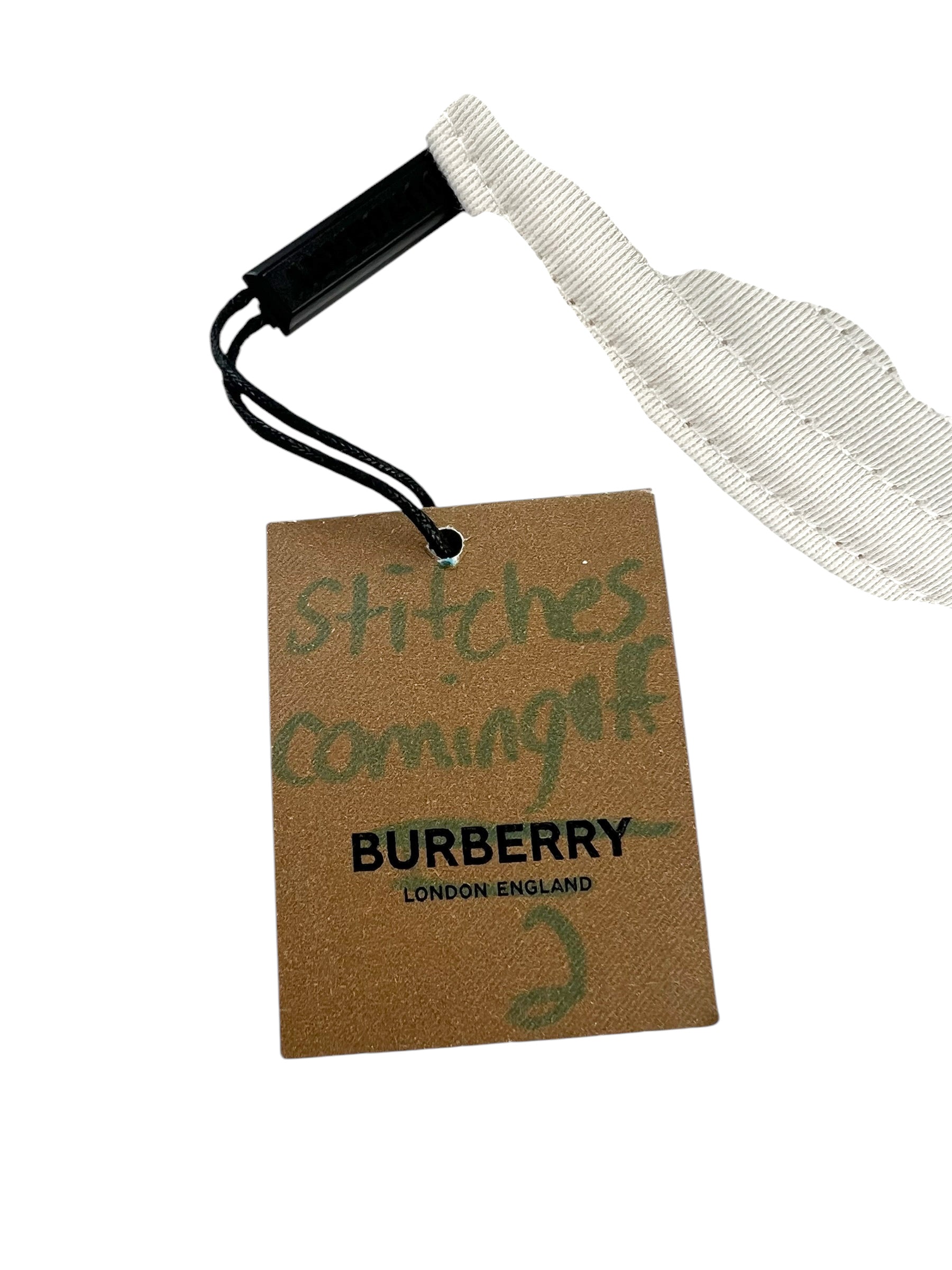 Burberry White Bucket Hat