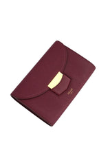 Celine Burgundy Leather Wallet