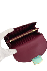 Celine Burgundy Leather Wallet