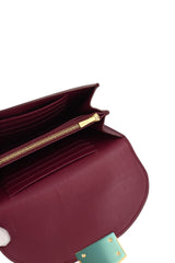 Celine Burgundy Leather Wallet
