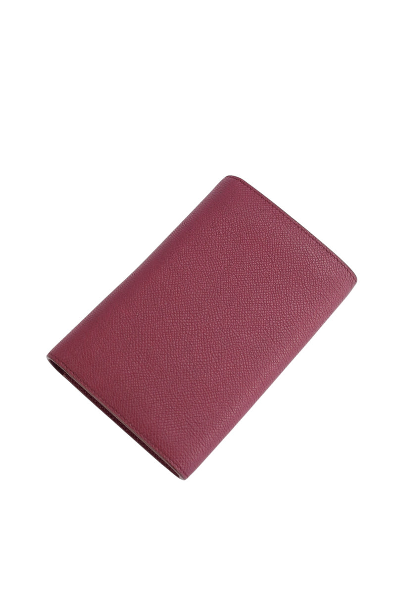 Celine Burgundy Leather Wallet