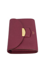 Celine Burgundy Leather Wallet