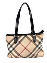 Burberry Medium Regent Tote Nova Check Canvas