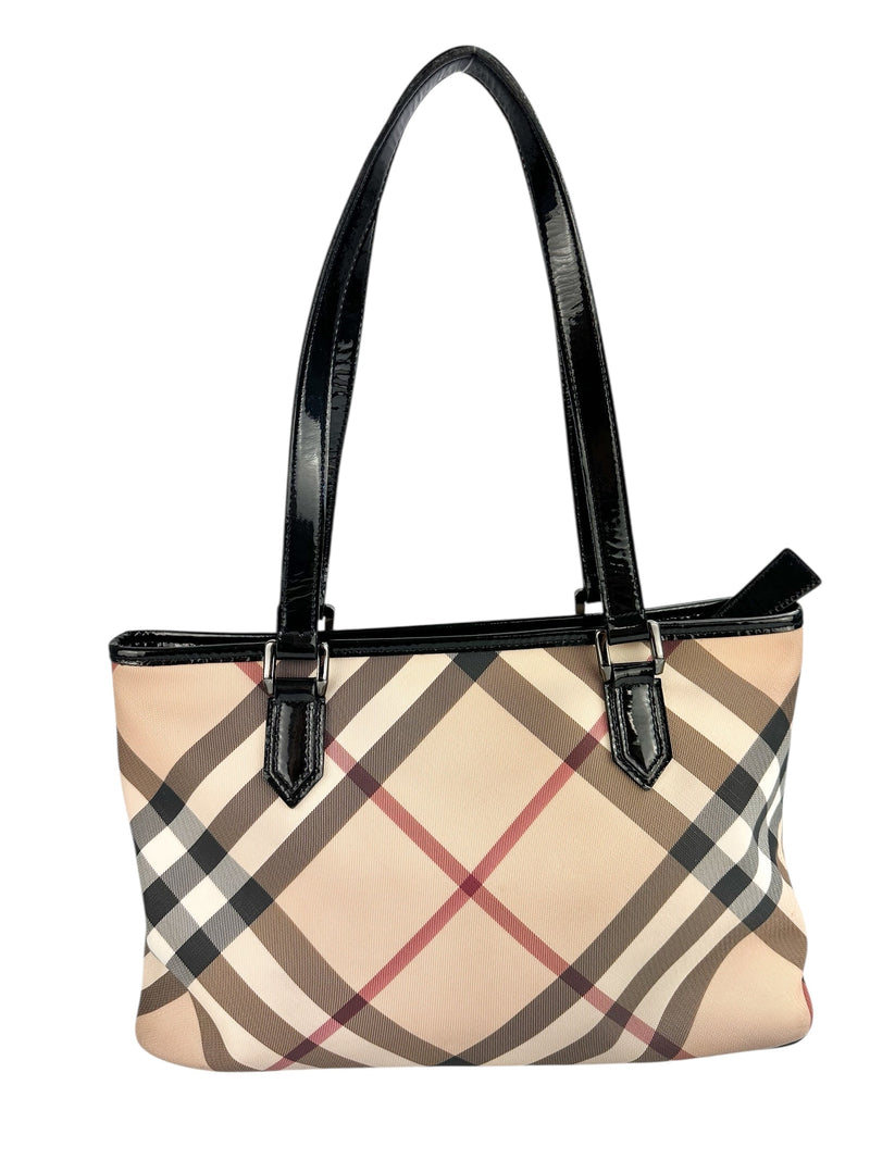 Burberry Medium Regent Tote Nova Check Canvas