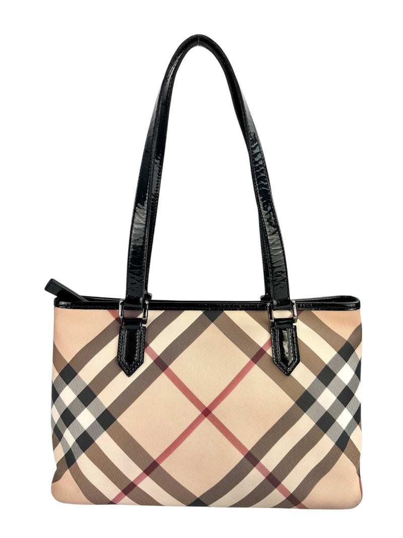 Burberry Medium Regent Tote Nova Check Canvas