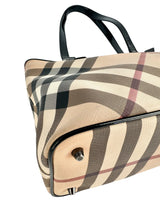 Burberry Medium Regent Tote Nova Check Canvas