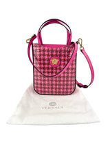 Versace Medusa Pink Top Handle W/ Strap