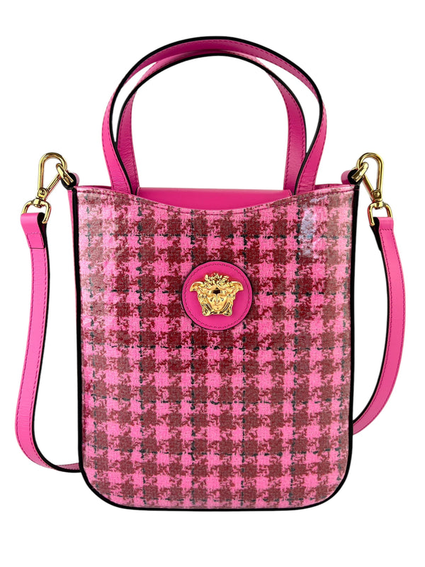 Versace Medusa Pink Top Handle W/ Strap