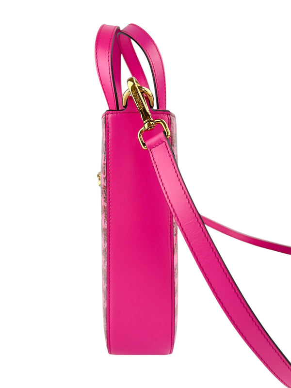 Versace Medusa Pink Top Handle W/ Strap