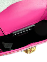 Versace Medusa Pink Top Handle W/ Strap
