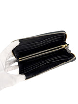 Miu Miu Black Studded Full Zip Wallet