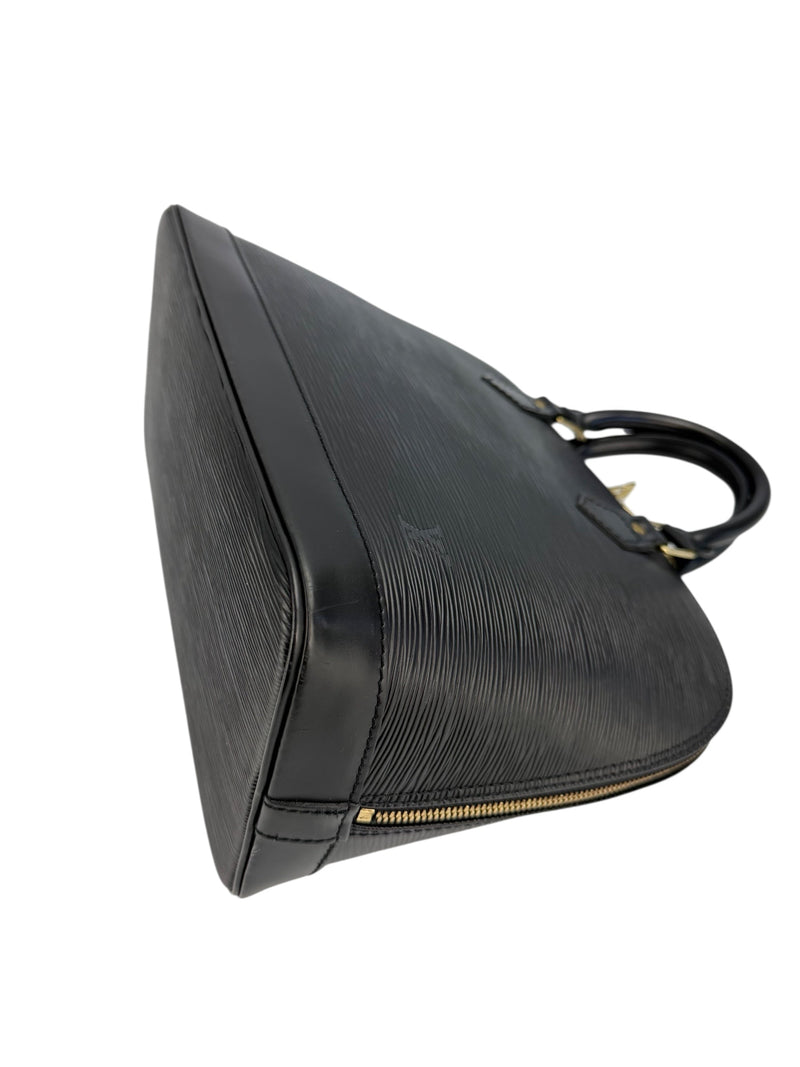 Louis Vuitton Black Epi Alma PM w/ Lock