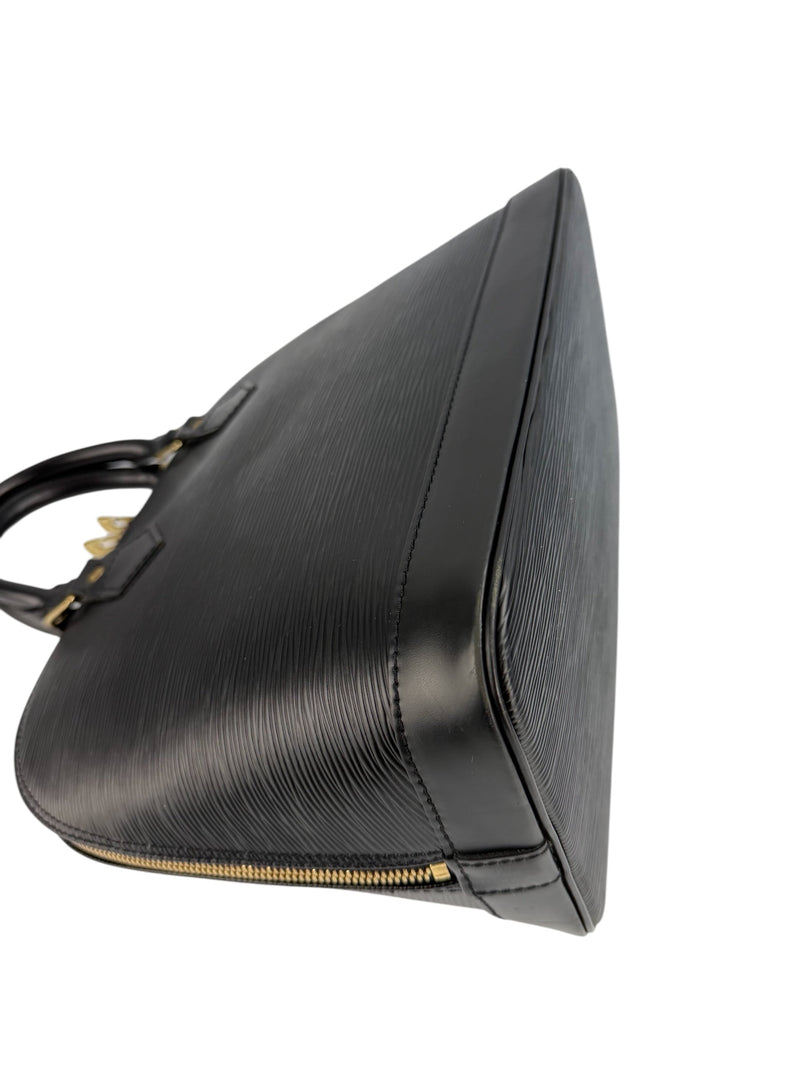 Louis Vuitton Black Epi Alma PM w/ Lock
