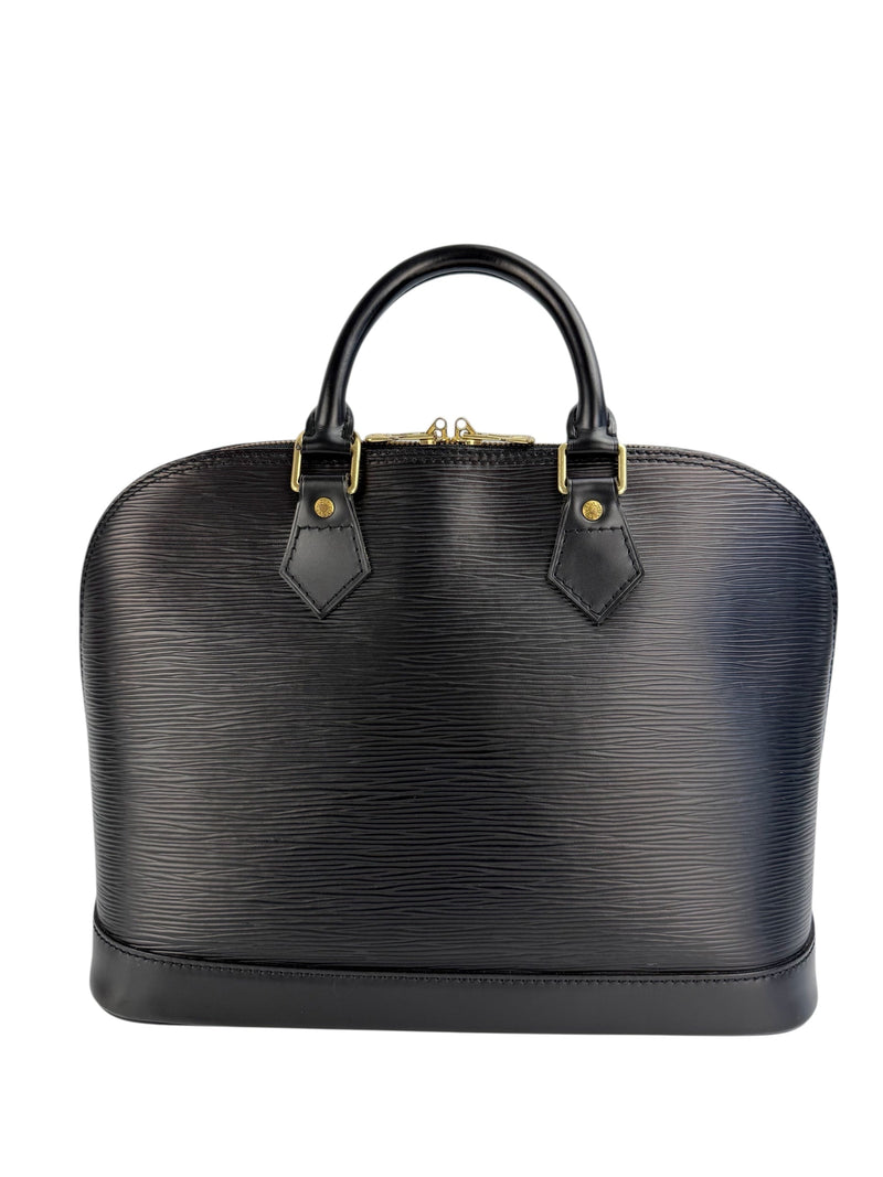 Louis Vuitton Black Epi Alma PM w/ Lock