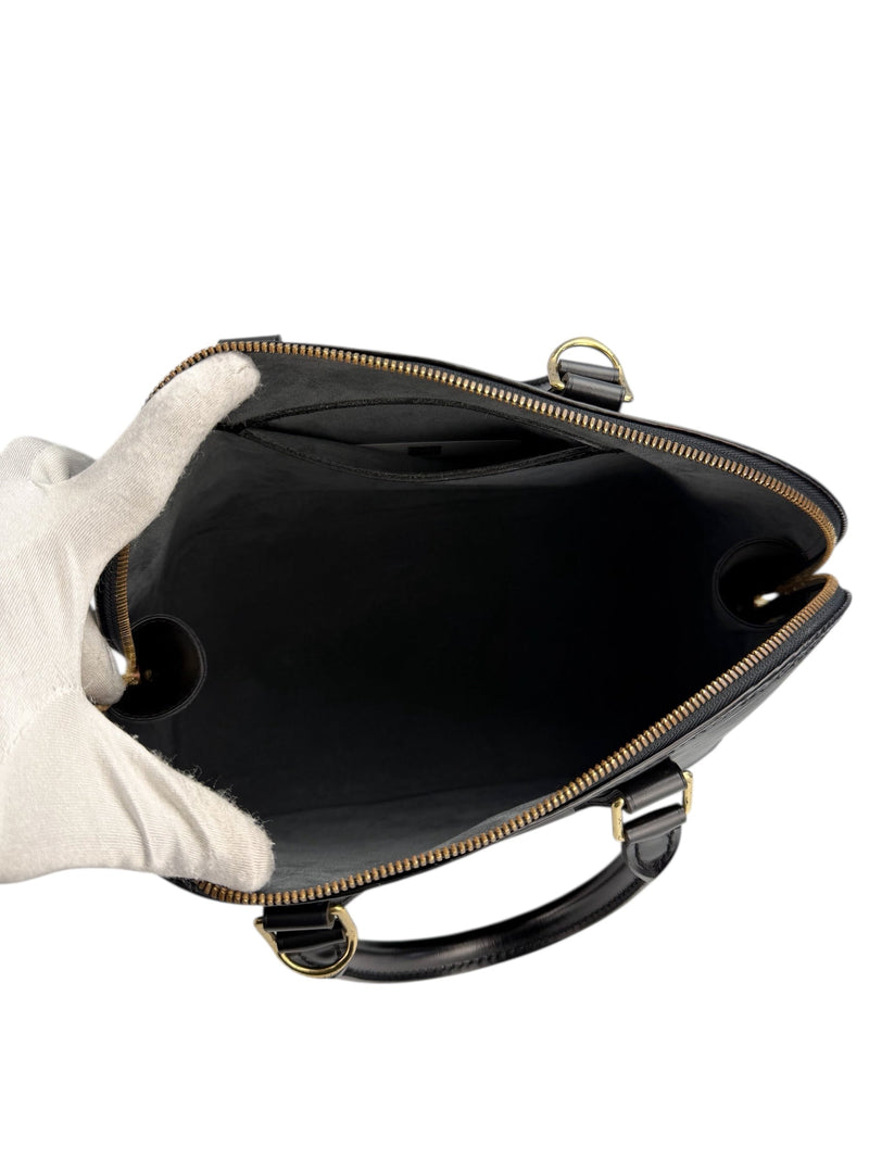 Louis Vuitton Black Epi Alma PM w/ Lock