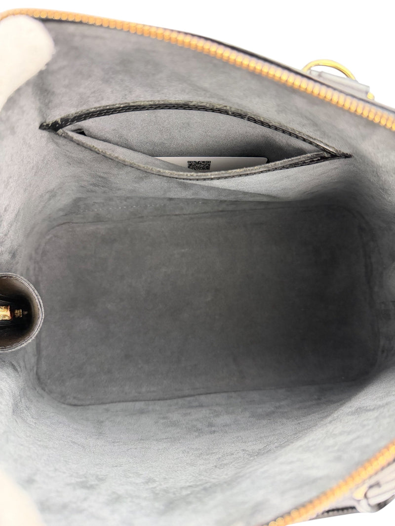 Louis Vuitton Black Epi Alma PM w/ Lock
