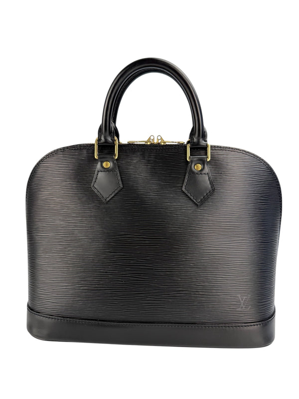 Louis Vuitton Black Epi Alma PM w/ Lock