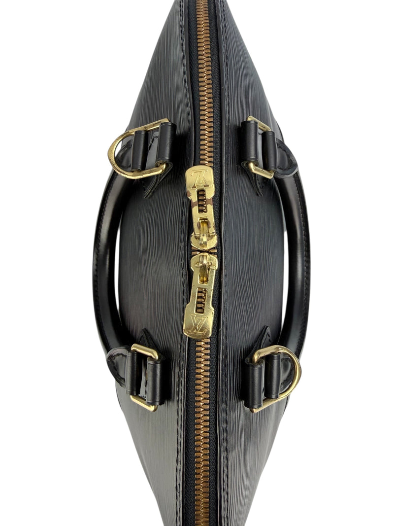 Louis Vuitton Black Epi Alma PM w/ Lock