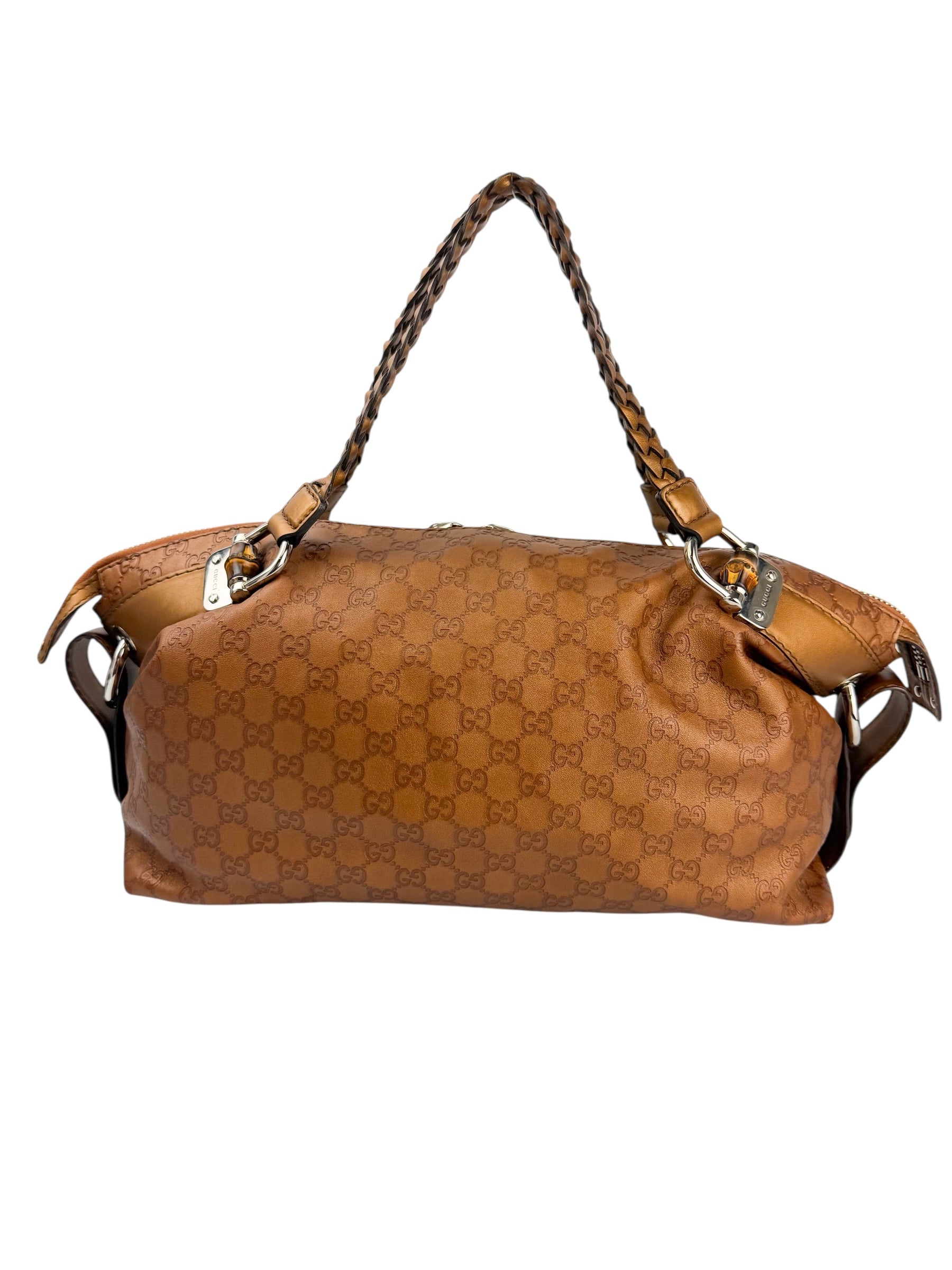 gucci-copper-leather-embossed-monogram-bamboo-tote--3