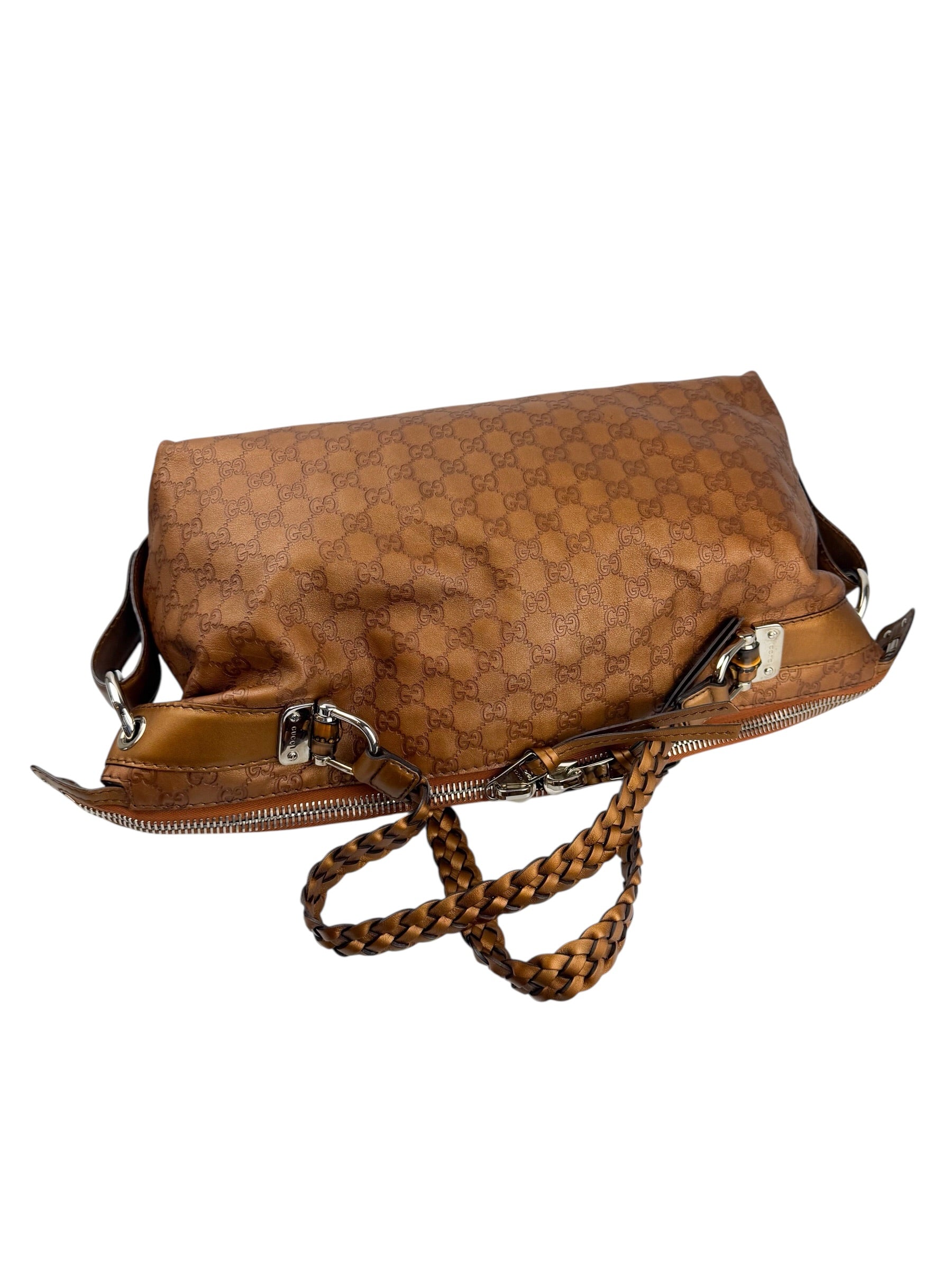 gucci-copper-leather-embossed-monogram-bamboo-tote--9