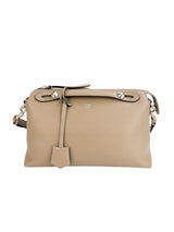 Fendi Gray Leather By The Way Crossbody Medium