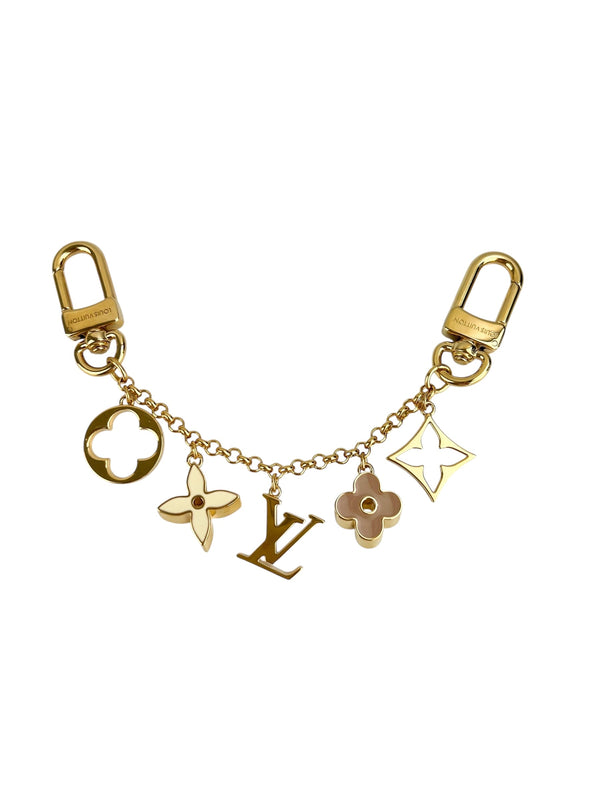 Louis Vuitton Chain de Fleur Gold Bag Charm