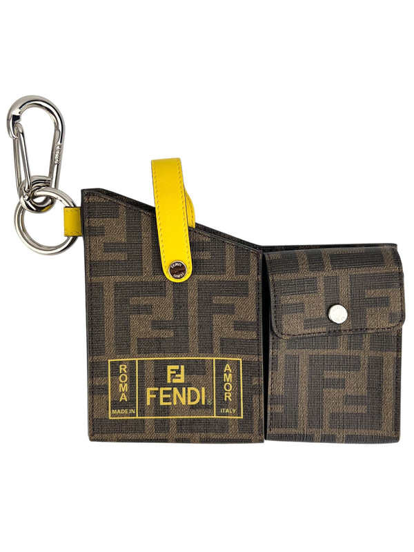 Fendi Zucca Roma Bag Charm Organizer