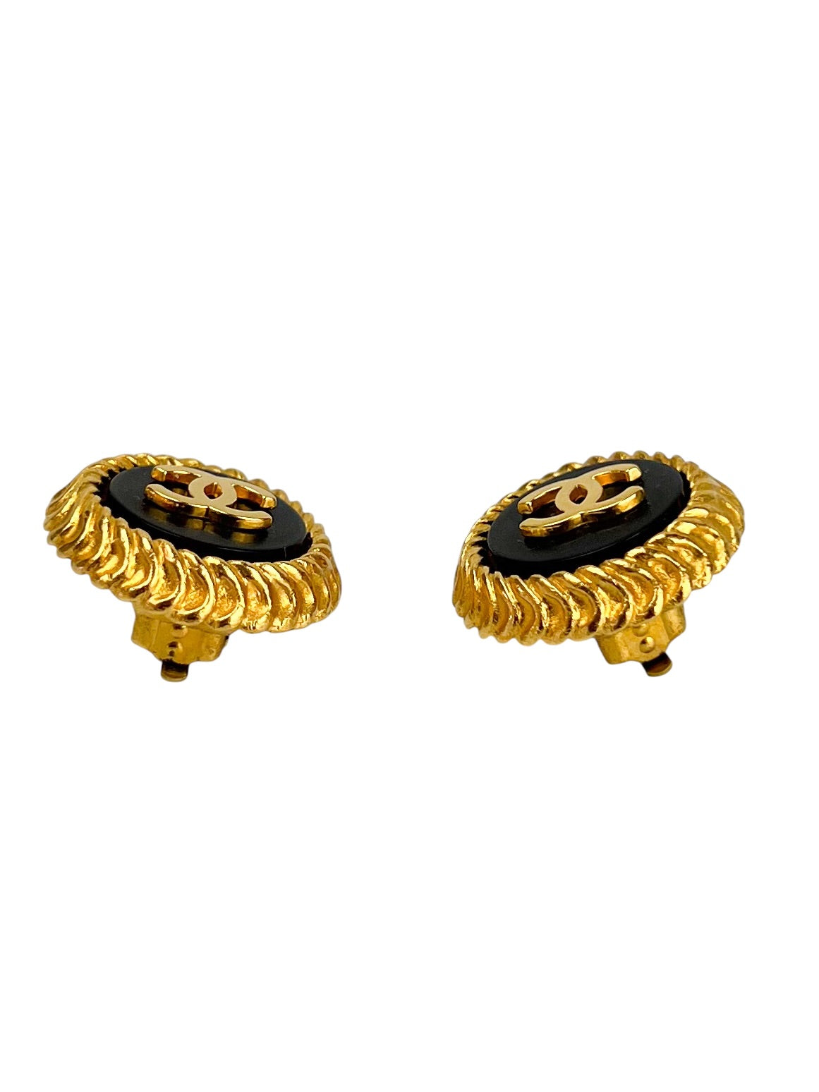chanel-black-and-gold-button-clip-on-s---2