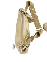Prada Desert Beige Re-Edition Crossbody (Full Set)