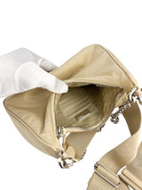 Prada Desert Beige Re-Edition Crossbody (Full Set)