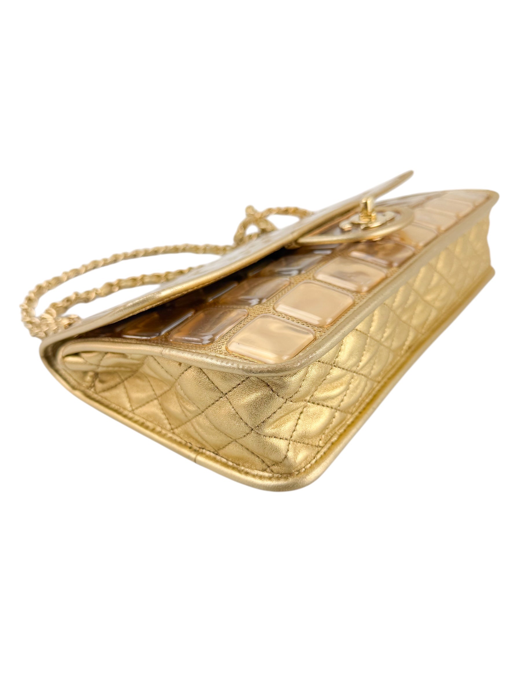 Chanel Ice Cube Flap Bag Quilted Vinyl